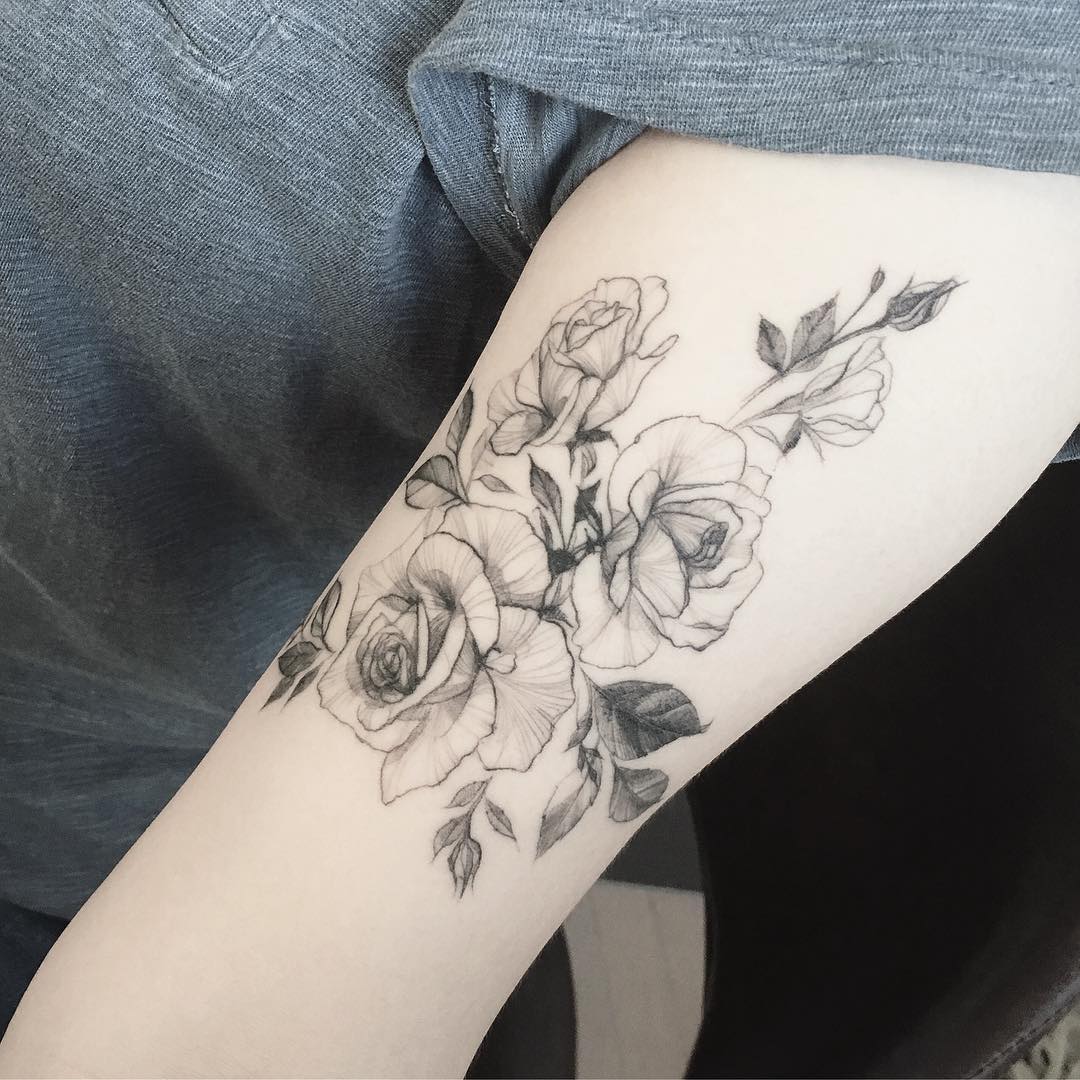 Tatuaż Róża