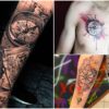 Tatuaż kompas – 24 inspirujących wzorów